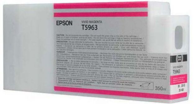 Picture of Epson T5963 Vivid Magenta Ink Cartridge 350ml - C13T596300