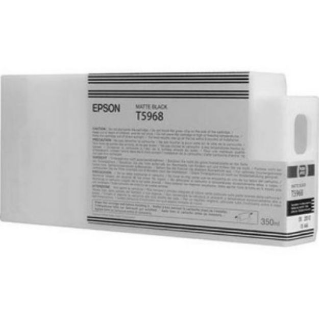 Picture of Epson T5968 Matte Black Ink Cartridge 350ml - C13T596800