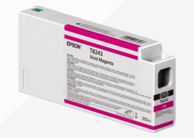 Picture of Epson T8243 Vivid Magenta Ink Cartridge 350ml - C13T824300