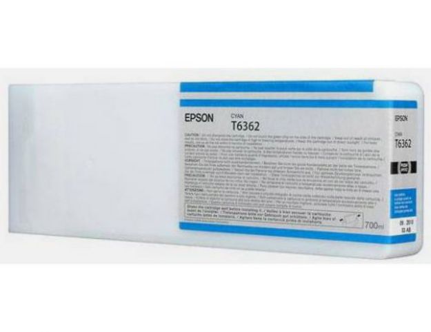 Picture of Epson C13T636200 WT7900 Cyan UltraChrome HDR 700ml Ink Cartridge