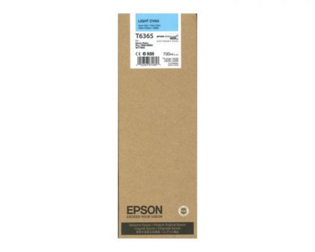 Picture of Epson C13T636500 WT7900 Light Cyan UltraChrome HDR 700ml Ink Cartridge