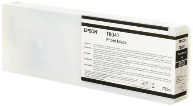 Picture of Epson T8041 Photo Black High Yield Ink Cartridge 700ml - C13T804100