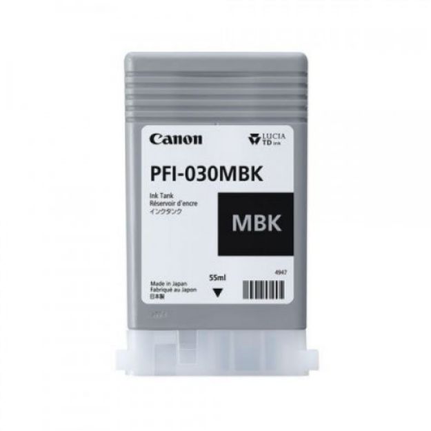 Picture of Canon PFI 030 Black Matte Ink Cartridge 55ml - 3488C001