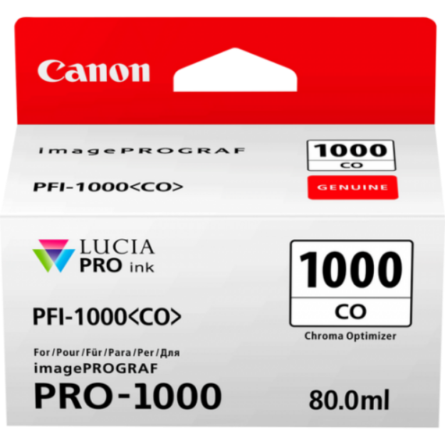 Picture of Canon PFI1000CO Chroma Optimiser Standard Capacity Ink Cartridge 80ml - 0556C001