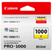 Picture of Canon PFI1000Y Yellow Standard Capacity Ink Cartridge 80ml - 0549C001