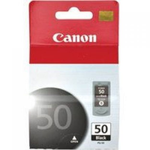 Picture of Canon PG50 Black Standard Capacity Ink Cartridge 22ml - 0616B001