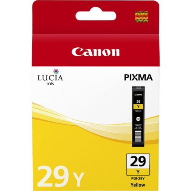 Picture of Canon PGI-29 Yellow Standard Capacity Ink Cartridge 36ml - 4875B001