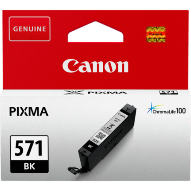 Picture of Canon CLI-571 Black Standard Capacity Ink Cartridge 7ml - 0385C001