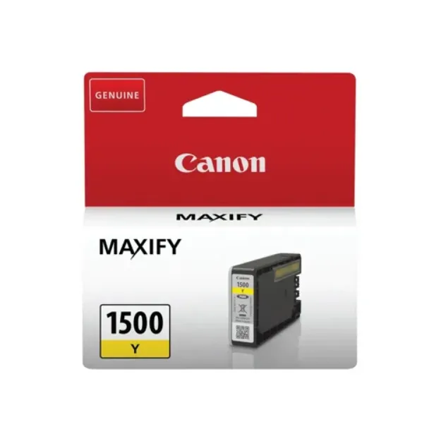 Picture of Canon PGI-1500 Yellow Standard Capacity Ink cartridge 300 Pages - 9231B001