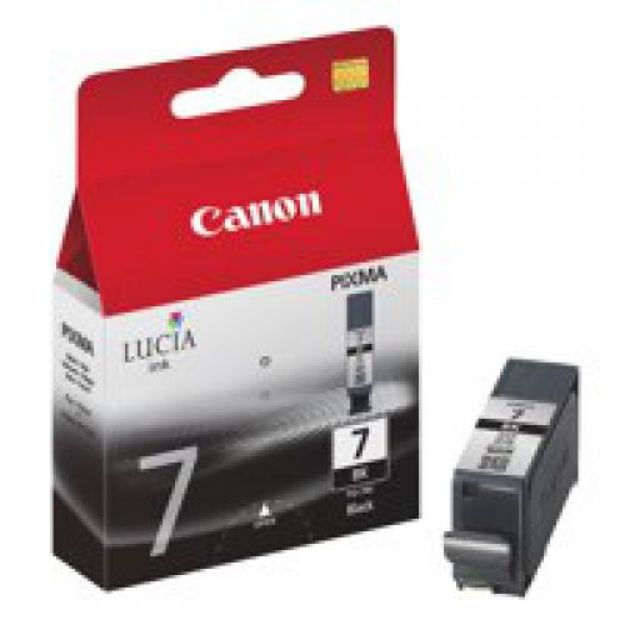 Picture of Canon PGI-7 Black Standard Capacity Ink Cartridge 25ml - 2444B001