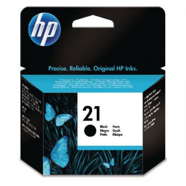 Picture of HP 21 Black Standard Capacity Ink Cartridge 5ml - C9351A