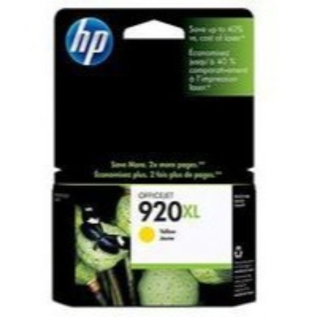 Picture of HP 920XL Yellow High Yield Ink Cartridge 8ml - CD974AE