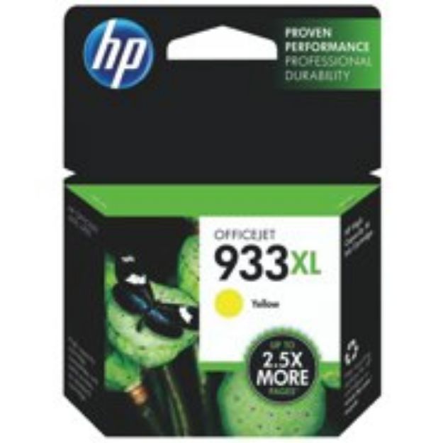 Picture of HP 933XL Yellow High Yield Ink Cartridge 9ml - CN056AE