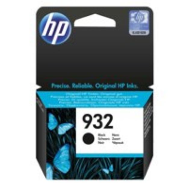 Picture of HP 932 Black Standard Capacity Ink Cartridge 9m - CN057AE