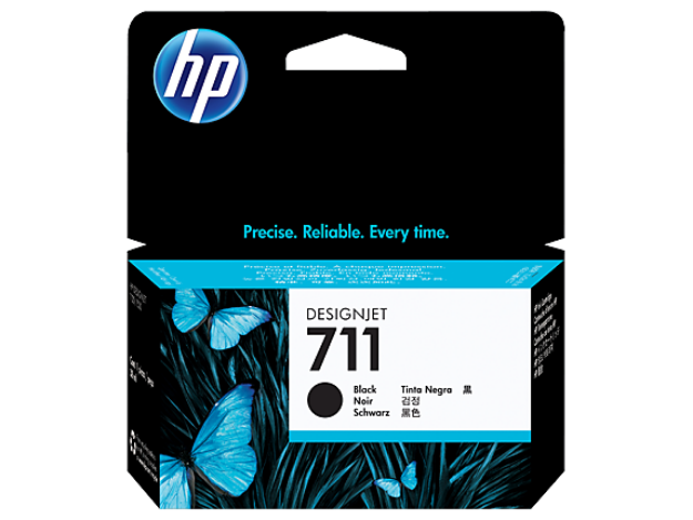 Picture of HP 711 Black Standard Capacity Ink Cartridge 38 ml - CZ129A