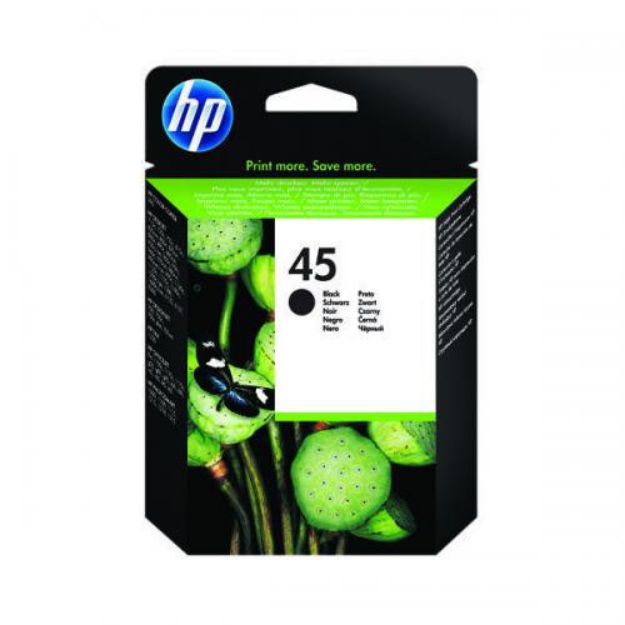 Picture of HP 45 Black Standard Capacity Ink Cartridge 42ml - 51645A