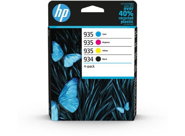 Picture of HP 934/935 Standard Capacity Ink Cartridge Multipack 10ml + 3 x 4.5ml (Pack 4) - 6ZC72AE