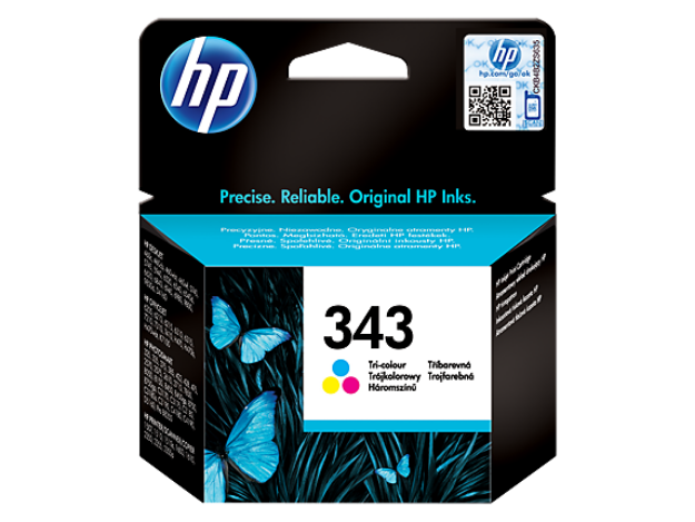 Picture of HP 343 Tricolour Standard Capacity Ink Cartridge 7ml - C8766E