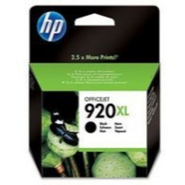 Picture of HP 920XL Black High Yield Ink Cartridge 32ml - CD975AE