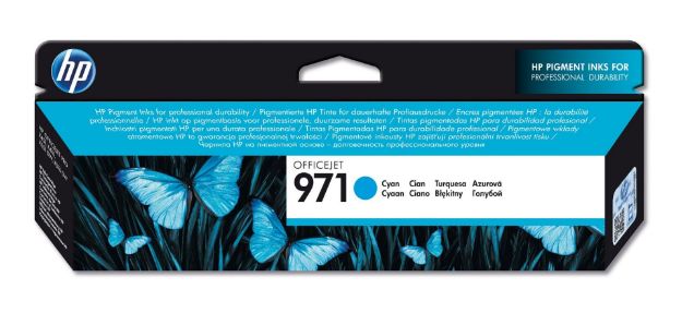 Picture of HP 971 Cyan Standard Capacity Ink Cartridge 25ml - CN622AE