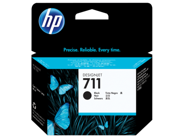 Picture of HP 711 High Capacity Black Ink Cartridge 80ml - CZ133A