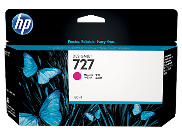 Picture of HP 727 Magenta Standard Capacity Ink Cartridge 130ml - B3P20A