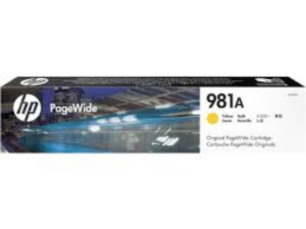 Picture of HP 981A Yellow Standard Capacity Ink Cartridge 70ml - J3M70A