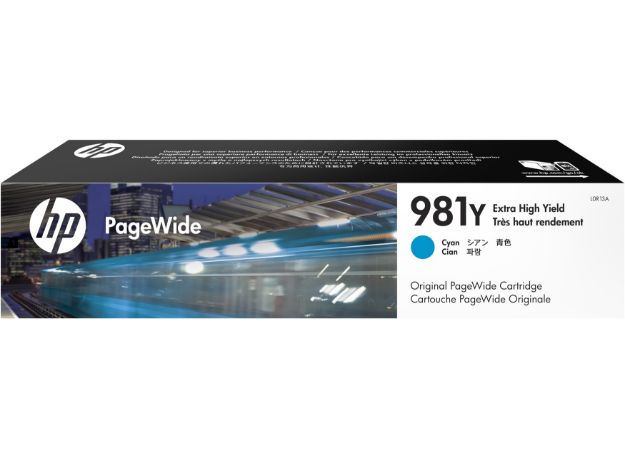 Picture of HP 981Y Cyan High Yield Ink Cartridge 183ml - L0R13A