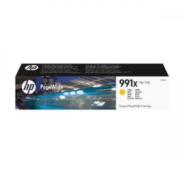 Picture of HP 991X Yellow High Yield Ink Cartridge 182ml - M0J98AE