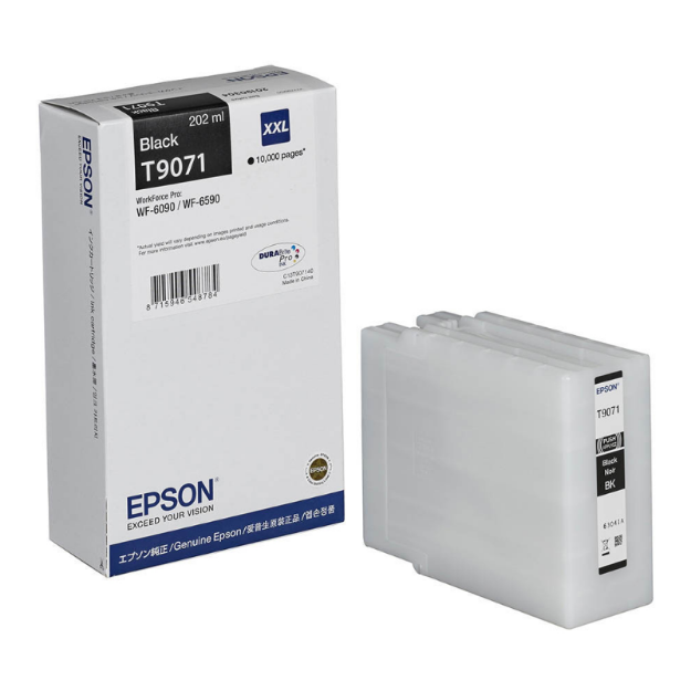 Picture of Epson T9071 Black Ink Cartridge 202ml - C13T907140