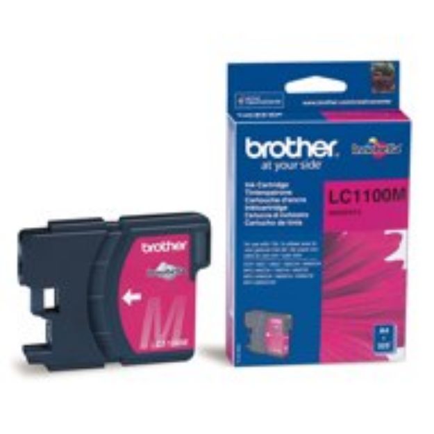 Picture of Brother Magenta Ink Cartridge 6ml - LC1100M