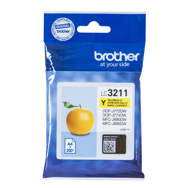 Picture of OEM Brother LC3211 Yellow Ink Cartridge