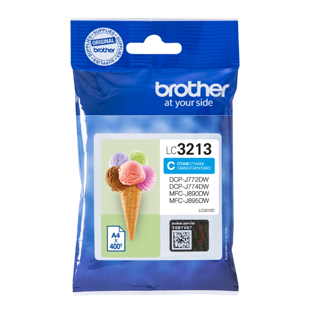 Picture of OEM Brother LC3213 Cyan Ink Cartridge