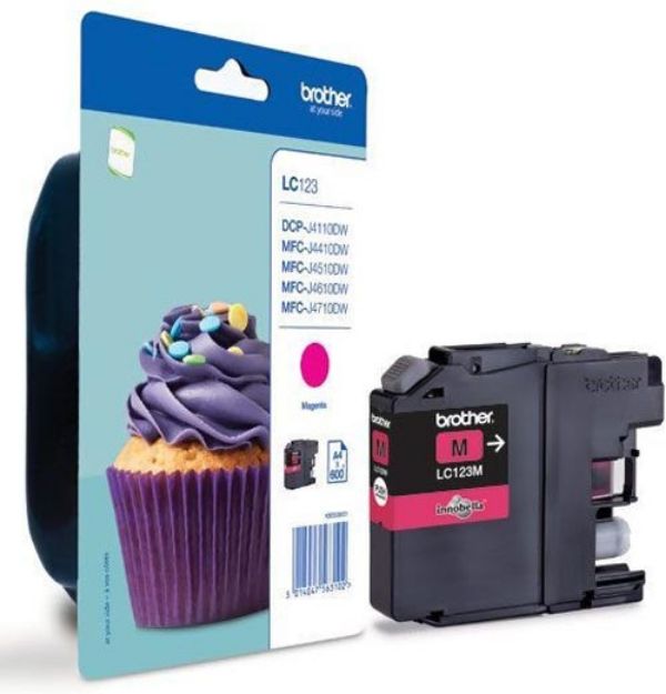 Picture of Brother Magenta Ink Cartridge 6ml - LC123M