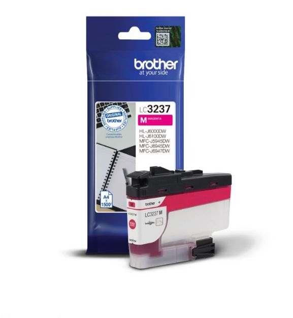 Picture of Brother Magenta Ink Cartridge 16ml - LC3237M