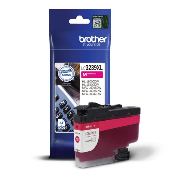 Picture of Brother Magenta High Capacity Ink Cartridge 50ml - LC3239XLM