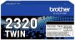 Picture of Brother Black Toner Cartridge Twin Pack 2 x 2.6k pages (Pack 2) - TN2320