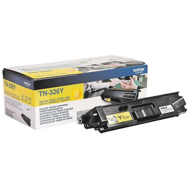 Picture of Brother Yellow Toner Cartridge 3.5k pages - TN326Y