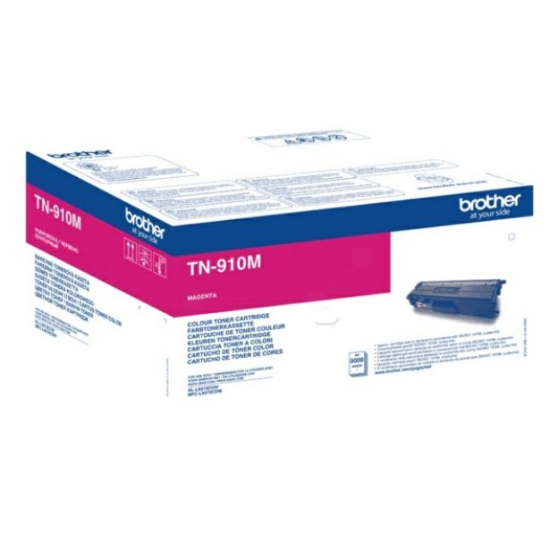 Picture of Brother Magenta Toner Cartridge 9k pages - TN910M