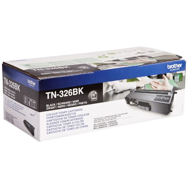 Picture of Brother Black Toner Cartridge 4k pages - TN326BK