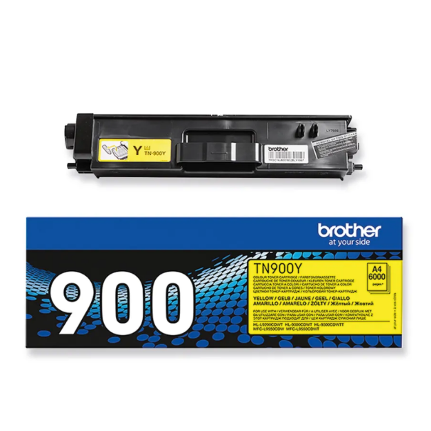 Picture of Brother Yellow Toner Cartridge 6k pages - TN900Y