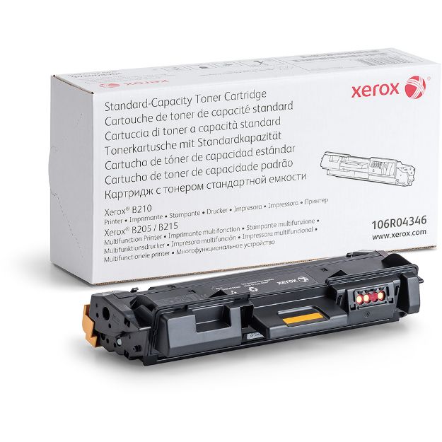 Picture of Xerox Black Standard Capacity Toner Cartridge 1.5k pages for B205 / B210/ B215 - 106R04346