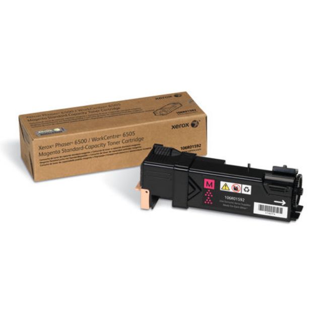 Picture of Xerox Magenta Standard Capacity Toner Cartridge 1k pages for 6500 6505 - 106R01592