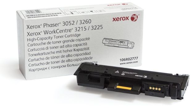 Picture of Xerox Black High Capacity Toner Cartridge 3k pages for P3260 WC3225 - 106R02777