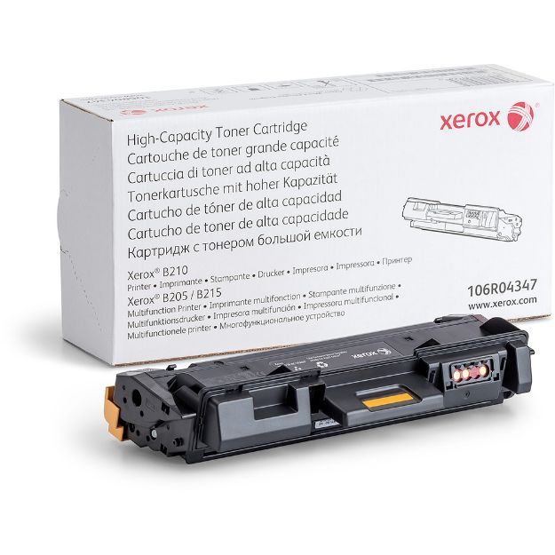 Picture of Xerox Black High Capacity Toner Cartridge 3k pages for B205 / B210/ B215 - 106R04347