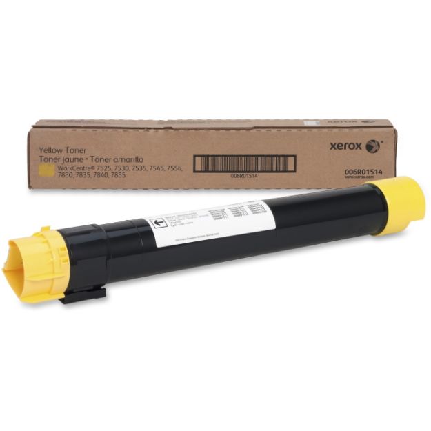 Picture of Xerox Yellow Standard Capacity Toner Cartridge 15k pages - 006R01514