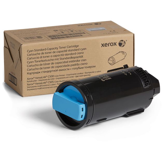 Picture of Xerox Cyan Standard Capacity Toner Cartridge 2.4k pages for VLC500/ VLC505 - 106R03859