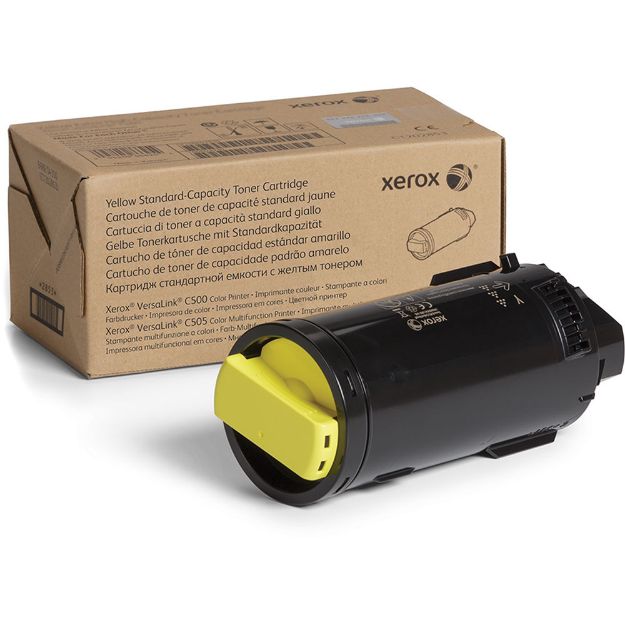 Picture of Xerox Yellow Standard Capacity Toner Cartridge 2.4k pages for VLC500/ VLC505 - 106R03861