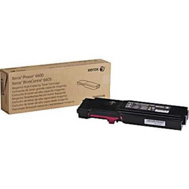 Picture of Xerox Magenta High Capacity Toner Cartridge 6k pages for 6600 WC6605 - 106R02230