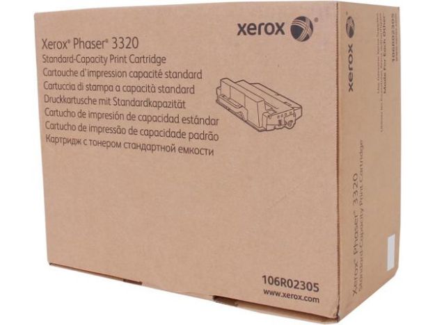 Picture of Xerox Black Standard Capacity Toner Cartridge 5k pages for 3320 - 106R02305